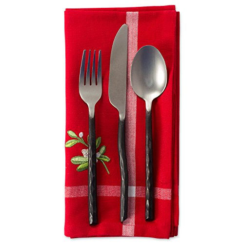 DII 14x72 Reversible Cotton Table Runner, Santa's Workshop - Perfect for Dinner Parties, Christmas, Holidays, or Everyday use