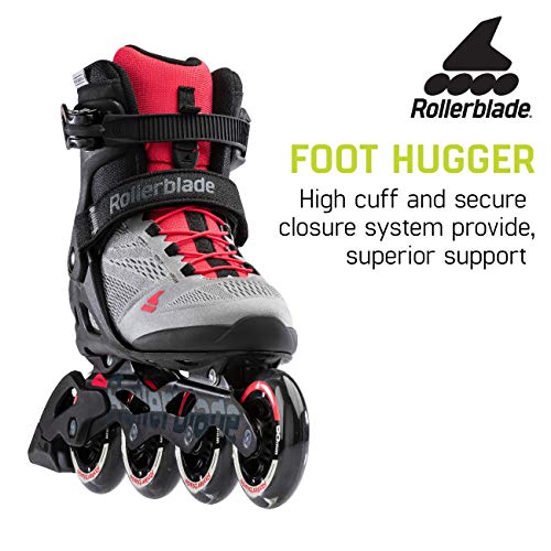 Rollerblade Macroblade 90 Women's Adult Fitness Inline Skate, Neutral Paradise Pink