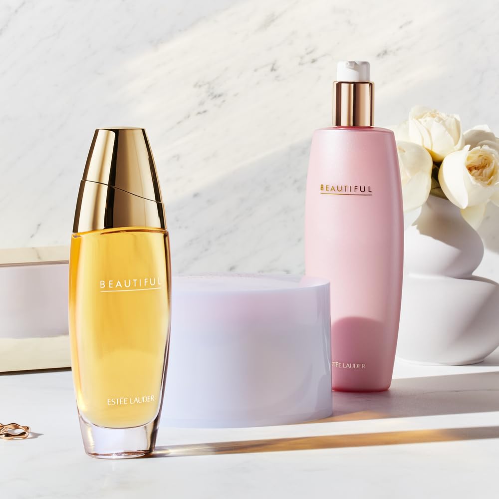 Estée Lauder Beautiful Eau de Parfum Spray with Notes of Rose, Lily, Tuberose & Orange Flower | Women's Perfume, 1.0 Fl Oz