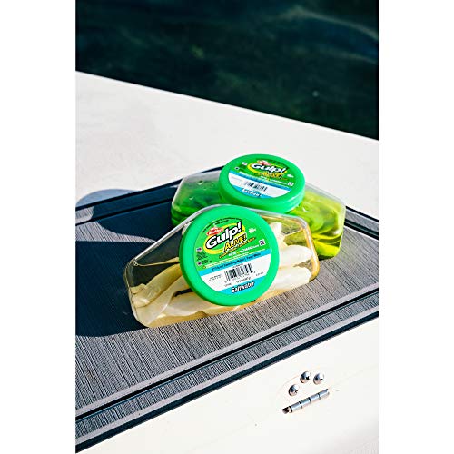 Berkley Gulp! Alive! Swimming Mullet Saltwater Fishing Soft Bait, Pumpkinseed, 3in - Pint 4x7