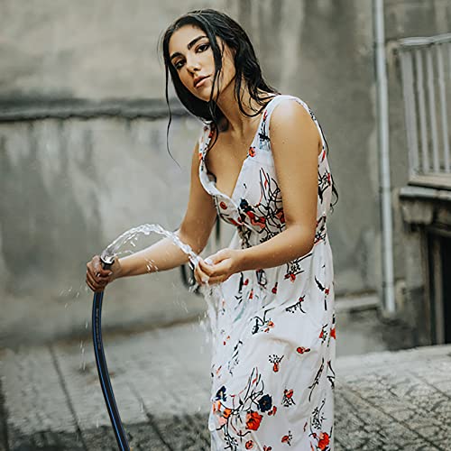 Fevone Garden Hose 3 ft x 5/8", Hose Reel Leader Hose, Lead In Water Hose, Fits Hoses/Pipes of All Replacement/Replaceable Parts, Solid Aluminum Fittings - No Leak