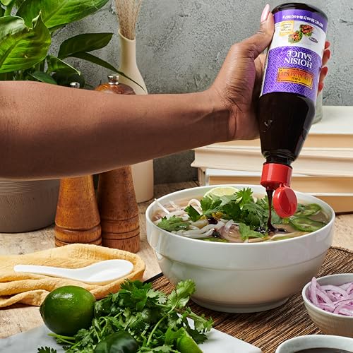 Lee Kum Kee Hoisin Sauce (20 oz - 1 Pack), Sweet & Savory, Ideal for Marinades, BBQ Sauce, Dips, Stir-Frying, Pizza, and Soup Noodles