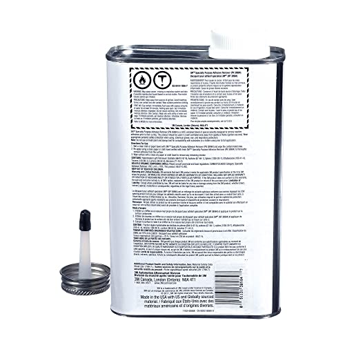 3M Specialty Adhesive Remover 38984, Transparent, Solvent Based, Easy Residue Removal, 1 quart