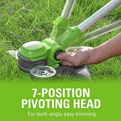 Greenworks 24V 12-Inch Cordless String Trimmer/Edger (Gen 2), Battery and Charger Not Included