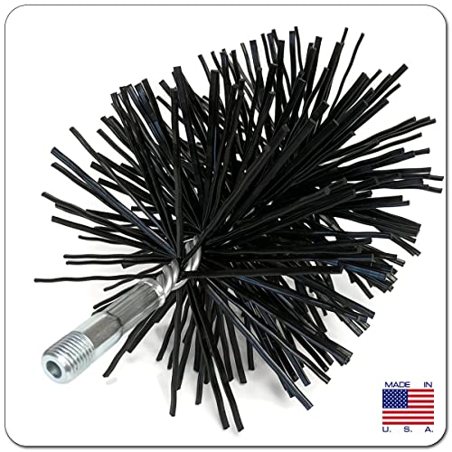 Midwest Hearth Poly Chimney Cleaning Brush (6-Inch Round) Made in USA