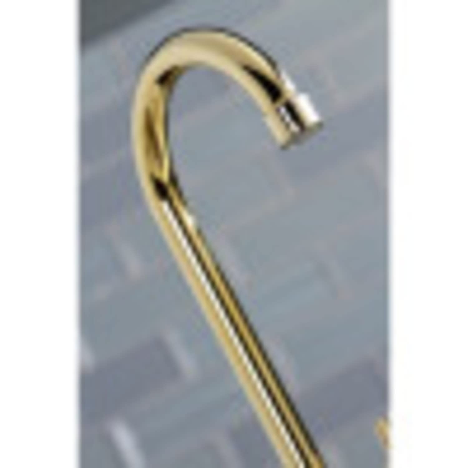 Kingston Brass KB8491NDL NuvoFusion 4" Centerset Bar Faucet, Polished Chrome