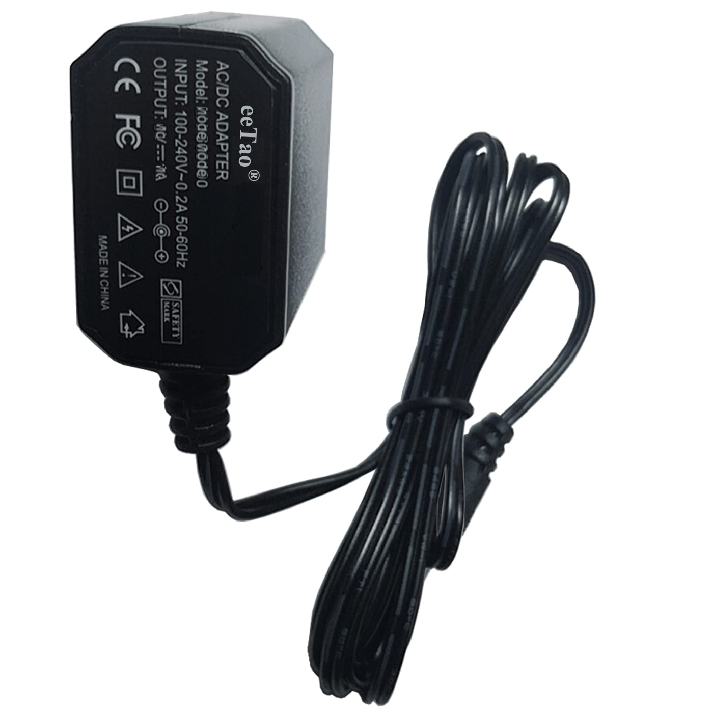 eeTao 5V AC/DC Adapter Charger Replacement Compatible with LAMPICK DU-F07K DU F07K DU-F07W DU F07W Automatic Cat Feeder Automatic Dog Feeder DC5V 5VDC 5.0V Power Supply Cable Cord