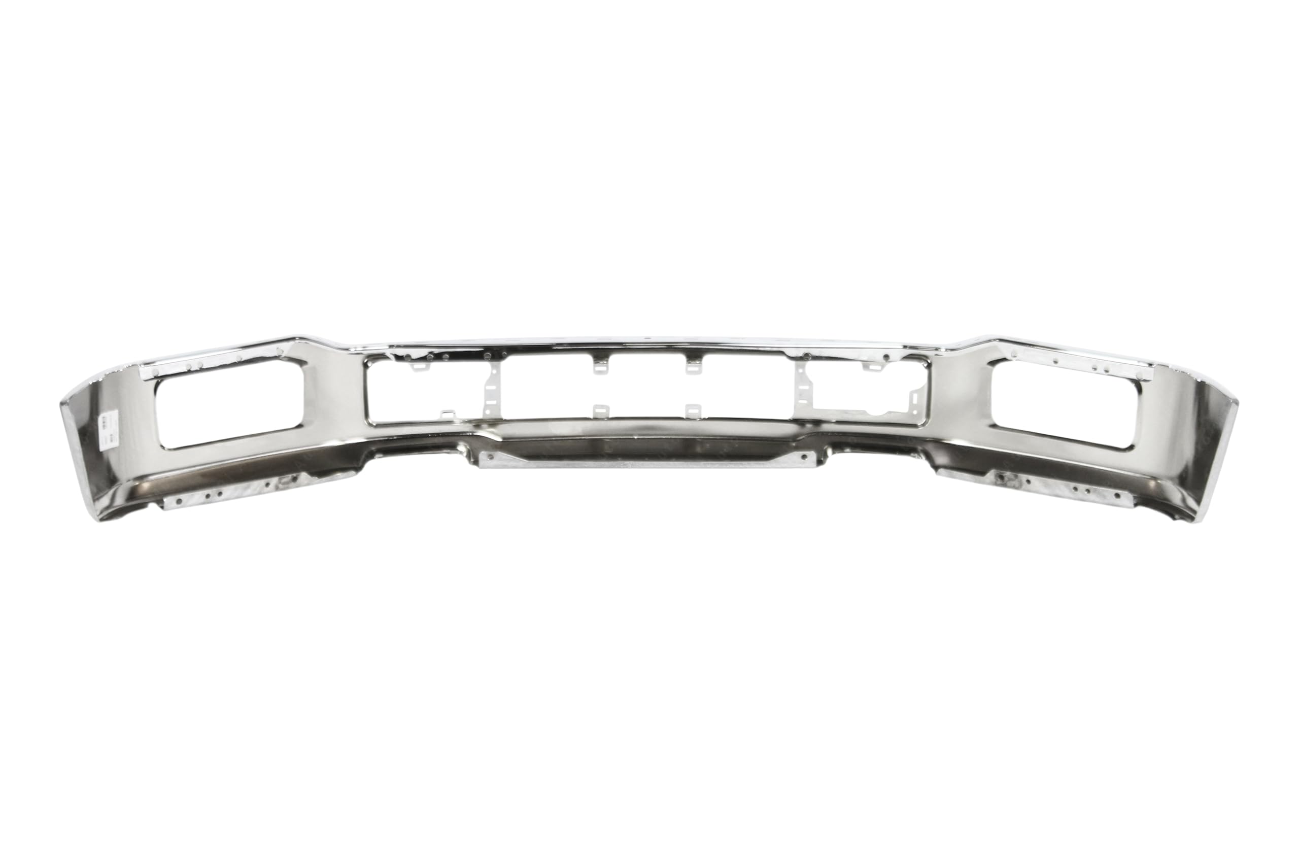 BUMPERS THAT DELIVER - Chrome, Steel Front Bumper Face Bar Compatible with 2018 2019 2020 Ford F-150 w/Fog 18 19 20, FO1002430