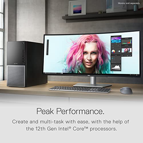 Dell XPS 8950 Desktop Computer - 12th Gen Intel Core i7-12700K, 16GB DDR5 RAM, 512GB SSD + 1TB HDD, NVIDIA GeForce RTX 3060 12GB, Wi-Fi 6, VR Ready, Air Cooled, Bluetooth, Windows 11 Home - Black