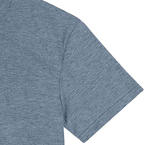 Beach Heartbeat T Shirt for Women Love Heart Graphic Tees Print Shirts Short Sleeve Casual Summer Vacation Tee Tops-Blue S