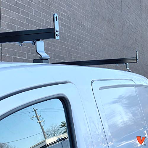 2 Bar Rack System for The Transit Connect 2010-13, NV200 or Chevy City Express Black