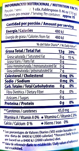 LA FAVORITA VEGETABLE OIL WITH ANNATO 16.9 OZ