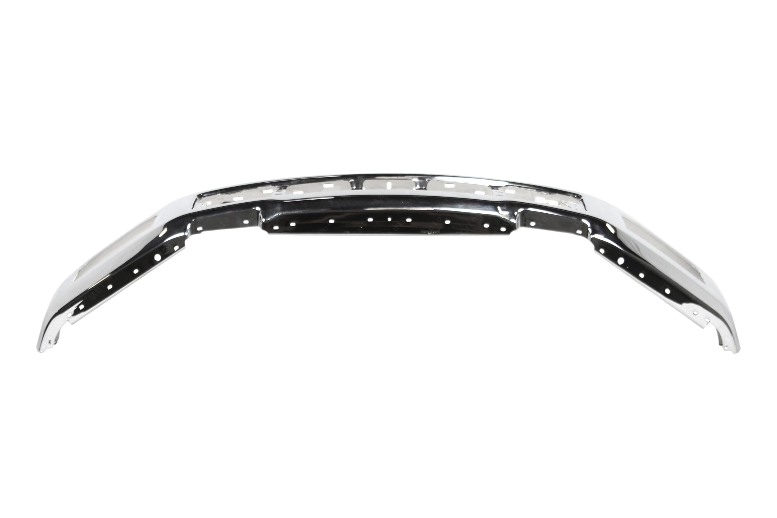 BUMPERS THAT DELIVER - Chrome, Steel Front Bumper Face Bar Compatible with 2018 2019 2020 Ford F-150 w/Fog 18 19 20, FO1002430