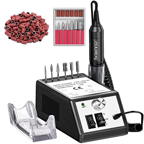 JIASHENG Professional Nail Drill, 30000rpm Electric Nail Drill Machine, Electric Nail File Drills for Acrylic Nails Kit Gel Nails Manicure Pedicure Tools, Purple