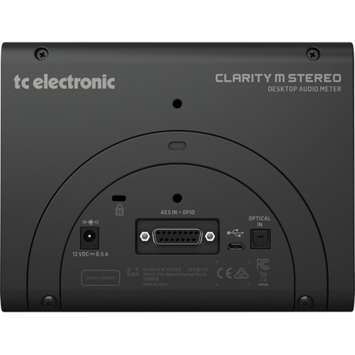 TC Electronic CLARITY M STEREO Stereo Audio Meter with 7" High Resolution Display and USB Connection for Plug-In Metering