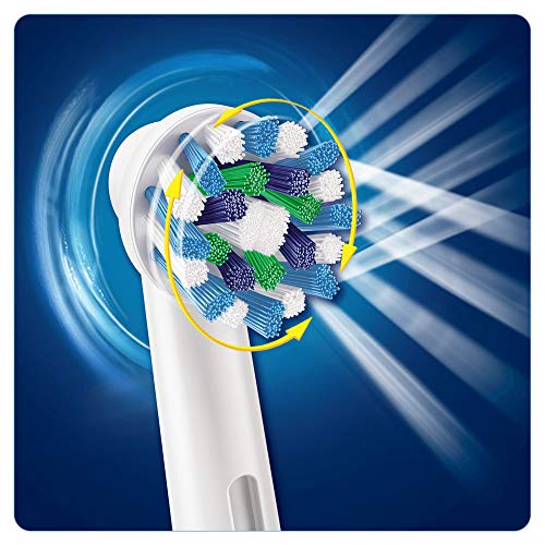 Oral B Cross Action Electric Toothbrush Replacement Brush Heads Refill, 4 Count