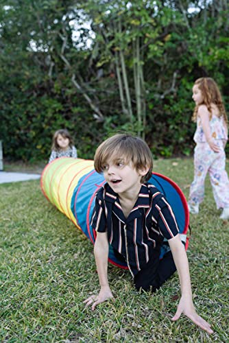 Pacific Play Tents 20560 Primary Colors 6' Play Tunnel 72" x 19" x 19"