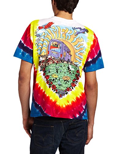 Liquid Blue Men's Grateful Dead Summer Tour Bus T-Shirt, Multi, Small