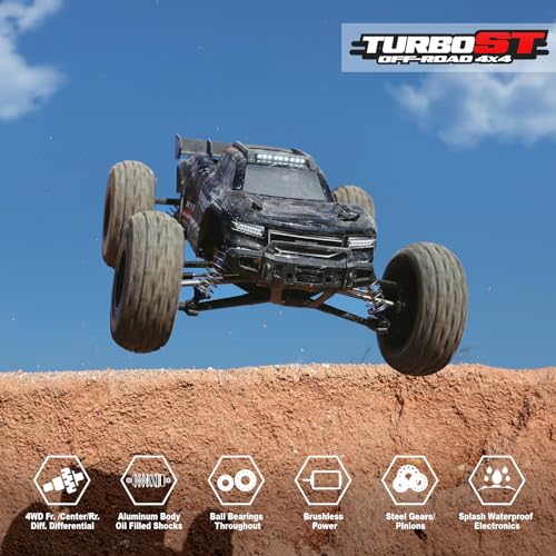 HAIBOXING 2997A Brushless RC Cars 1/12 Scale 4WD Remote Control Truck with Independent ESC, Fast RC Cars 45 MPH Max Speed RTR Off-Road RC Cars for Adults, Boys, 3S Batteries Applicable (not Included)