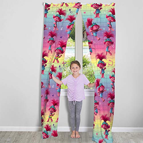 Franco Kids Room Window Curtains Drapes Set, 82 in x 63 in, Animal Crossing