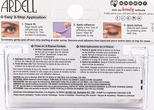 Ardell Fashion Lashes Pair - Black 113 (Pack of 4)