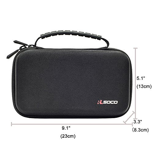 RLSOCO Carrying case for Fluke 117/115/116/114/113/177/178/179/233 Digital Multimeter and Fits for Fluke 101/106/107/ F15B+F17B+F18B+ and More (with DIY Foam) (Red Zip