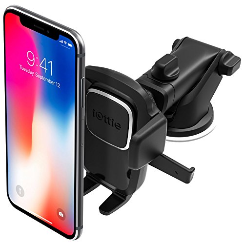 iOttie Easy One Touch 5 Air Vent & Flush Mount Combo - Universal Car Mount Phone Holder for iPhone, Google, Samsung, Moto, Huawei, Nokia, LG, and all other Smartphones