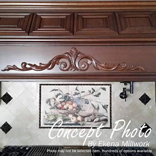 Ekena Millwork ROS02X02BECH Bedford Round Rosette, 2 3/4"W x 2 3/4"H x 1/4"P, Cherry