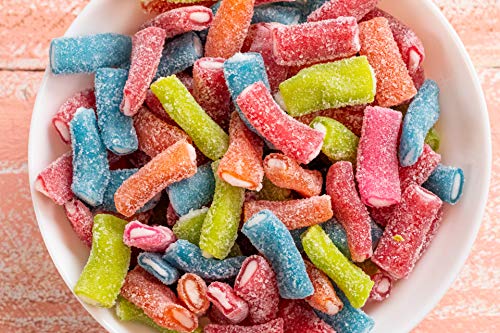 SweeTARTS Rope Bites Candy, Mixed Fruit, 8 Ounce Resealable Bag