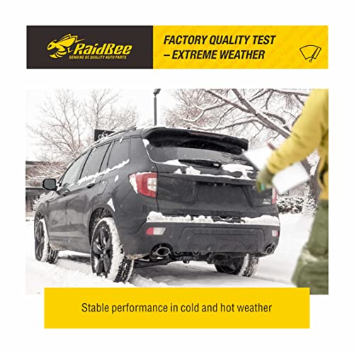 Silicone Wiper Blades,24" & 24" Windshield Wiper Replacement for Mercedes-Benz W207 W212 E350 E400 E550 E63 AMG W204 Class C250 C300 C350 C63 AMG W218 C218 CLS550 CLS63 AMG Waterproof Wiper Blades