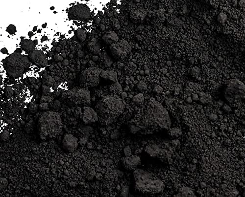 Rock N Soil Matte Black Iron Oxide Powder - 2.5Lbs/1.13kg - Black Concrete Pigment, Cement dye, Grout Colorant & Stain for Cement, Stucco, Mortar, Wood, Epoxy Flooring