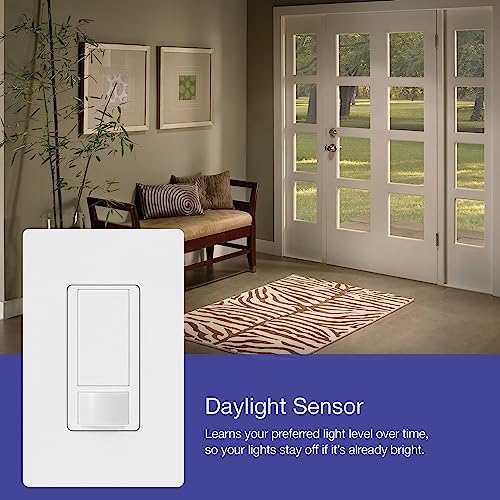 Lutron Maestro Motion Sensor Switch | 2 Amp, Single Pole | MS-OPS2-LA | Light Almond