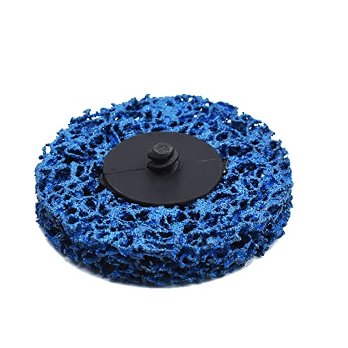 kimllier 5Pcs 3 Inch Quick Change Easy Strip Discs Stripping Wheel R Type Rust Cleaning Wheel Fit for Angle Grinders Grind Rust Strips Paint Cleans Welds