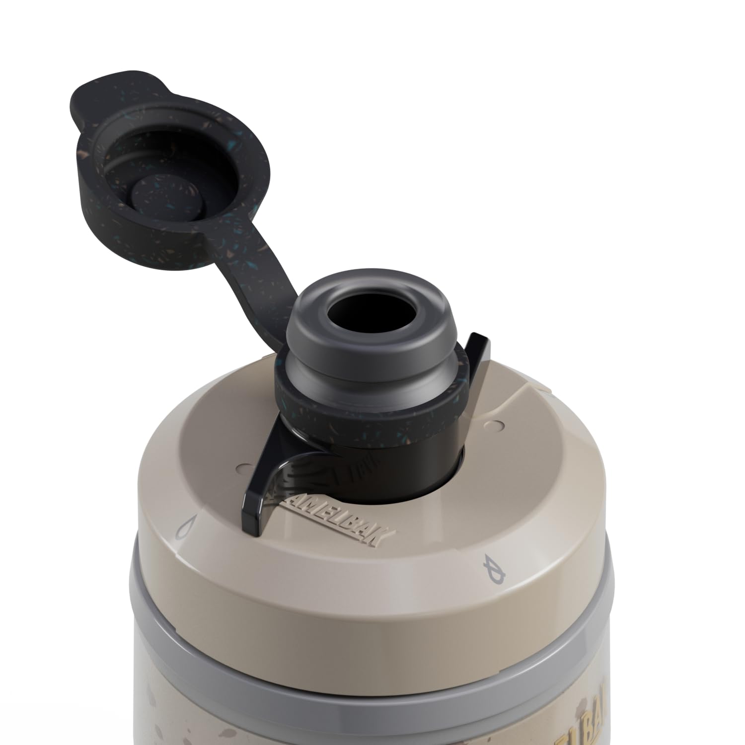 CamelBak Podium Dirt Series Chill Insulated Mountain Bike Squeeze Water Bottle Stone, 21oz