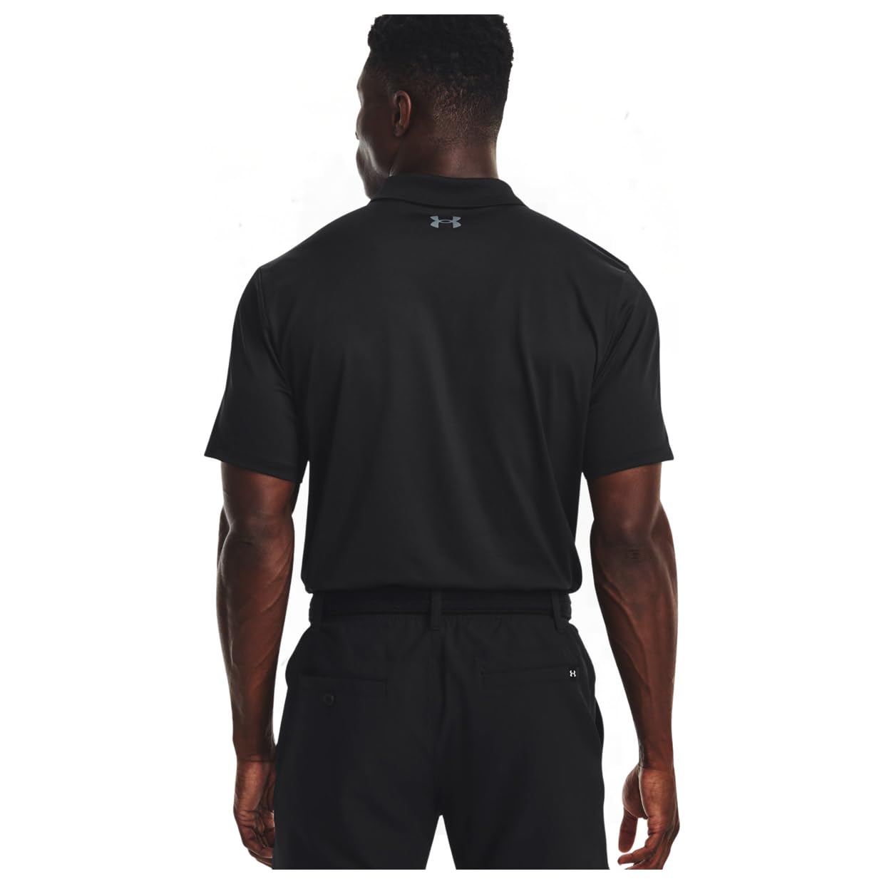 Under Armour Men's Performance 3.0 Polo, (001) Black / / Pitch Gray, Large