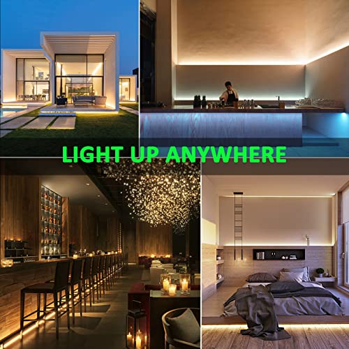 JOYLIT 24V UL LED Strip Lights 16.4ft 3000K Warm White 793lm/ft Ultra Bright CRI 92+ Non Waterproof, Premium PRO 1190LEDs SMD2835 13000lm Indoor Tape Light for Commercial, Industrial, Residential