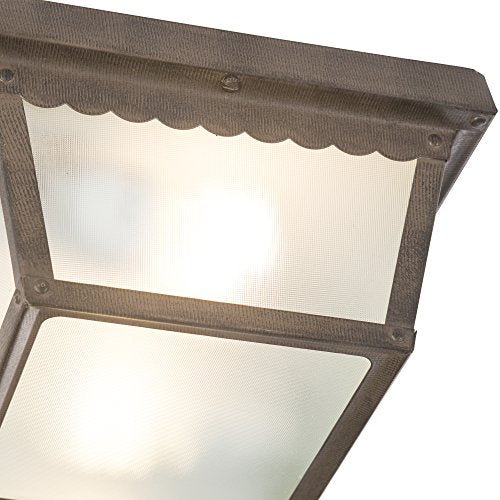 Yosemite Home Decor 71154-91PLDB Series Two Exterior Lighting, Dark Brown, 17 Piece