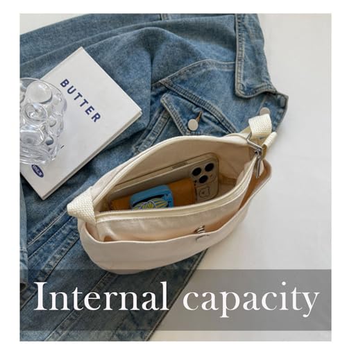Crossbody Bag Nylon Crescent Bag Women Lightweight Small Hobo Bag with 2 Pack Inner Dumpling Bag Casual Handbag Adjustable Strap Green