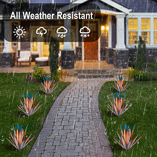 Metal Tequila Country Sculpture DIY Tequila Plant Home Décor Ornament Indooutdoor Statuette Patio Lawn Patio Stake Decoration Gift to The Garden