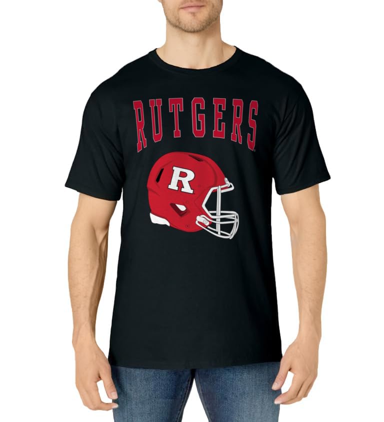 Rutgers University Scarlet Knights Football Helmet T-Shirt