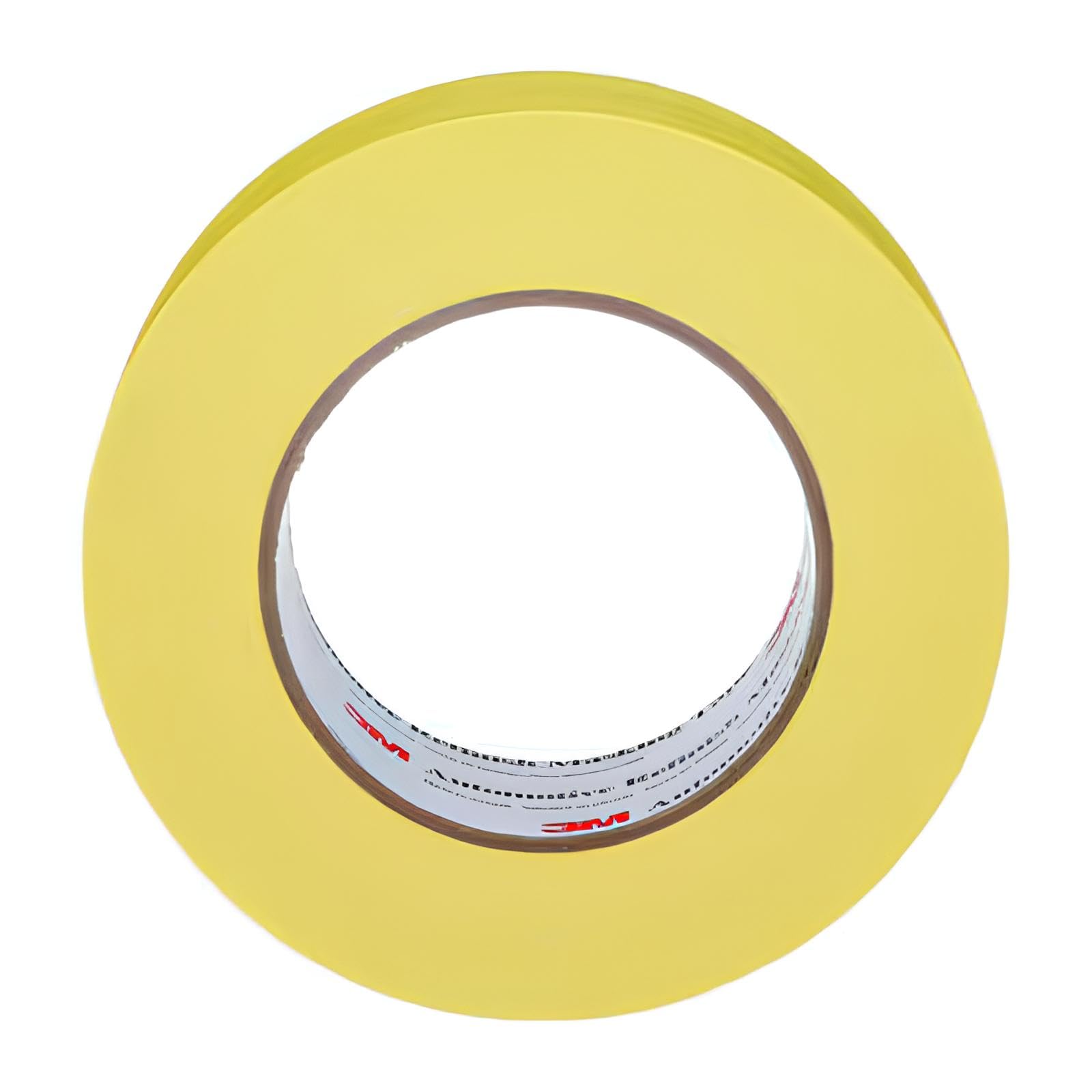 3M Automotive Refinish Masking Tape, 06656, 48 mm x 55 m, 24 Rolls – High-Performance Yellow Crepe Paper Tape for Precise Auto Painting and Detailing