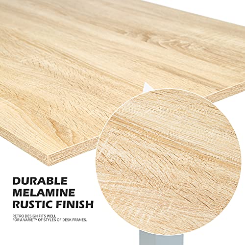 TOPSKY One-Piece Table Top for Electric Standing Desk Adjustable Desk (Espresso Gray, 54"x23.4"x1.2")