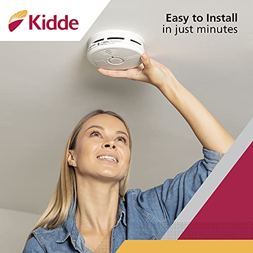 Kidde Smoke Detector & Carbon Monoxide Detector Combo with 10-Year Battery,White