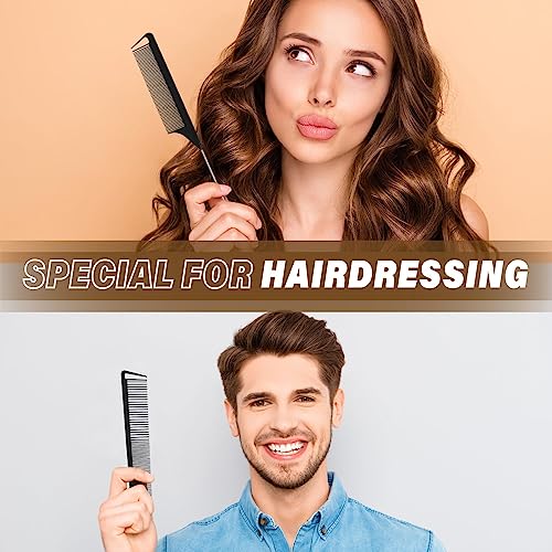 12PCS Hair Cutting Comb Set Hair Comb for Men Styling Comb for Men Barber Combs for Hair Stylist Barber Cape Neck Duster Brush Set Hair Cutting cape with Adjustable Neck Size Neck Duster Neck Brush