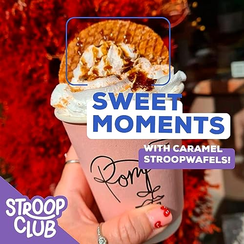 Stroop Club Chai Infused Organic Stroopwafel Caramel Treats | Vegan, Plant-Based and Dutch-Approved Indulgence - 12 Vegan Waffle cookies (6 Pack of 2)