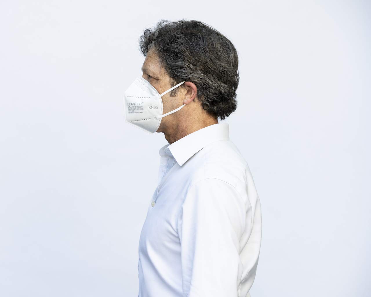 Covaflu KN95 Face Masks, White Face Mask Pack of 10 | KN95 Masks for Adults, Disposable Mask for Daily Use & Travel, Dust & Pollen Protection - Comfortable Fit with Loops