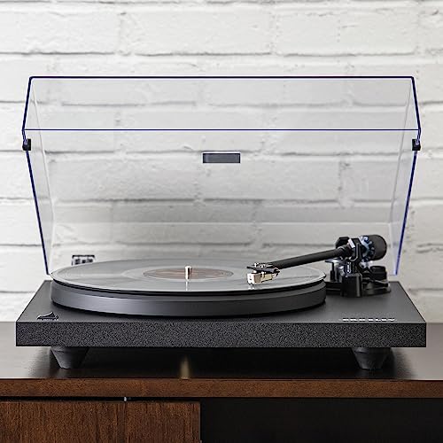 Crosley C6B-BK Belt-Drive Bluetooth Turntable Record Player with Adjustable Tone Arm, Black