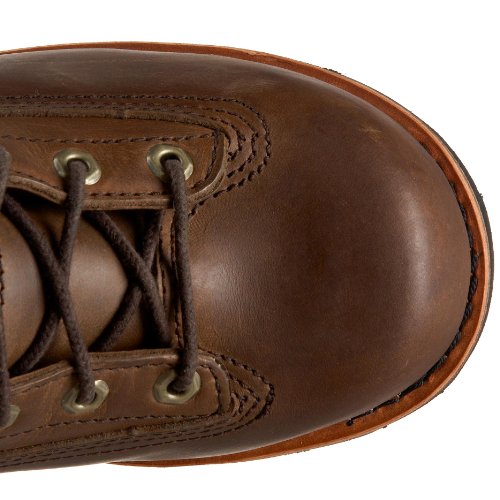 Chippewa Boots Men's Steel Toe Waterproof Lace Logger Work Boots Brown 9.5 W