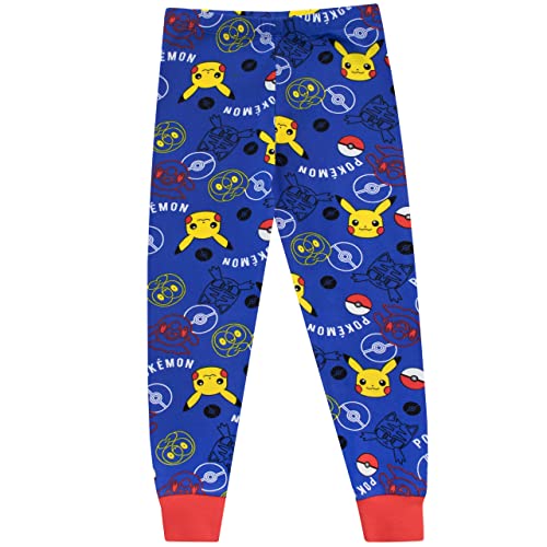 Pokemon Boys' Pikachu Pajamas Size 6 Blue