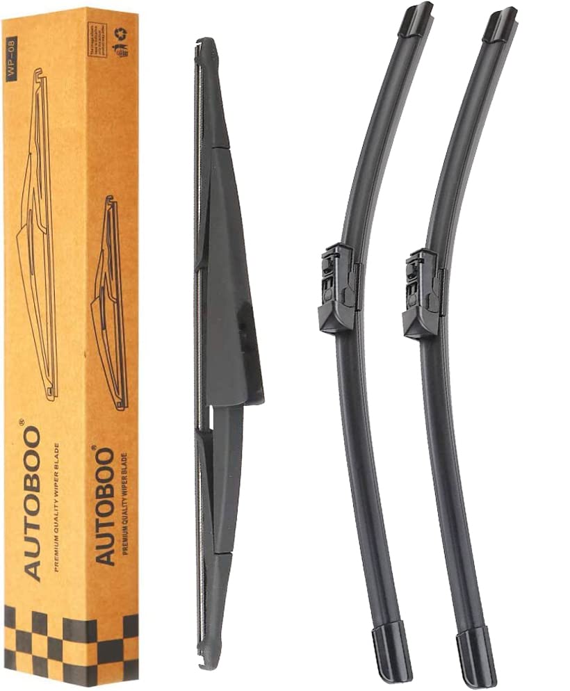 AUTOBOO Replacement for Toyota Prius Windshield Wiper Blade with Rear 2016 2017 2018 2019 2020 28"+16"+16inch